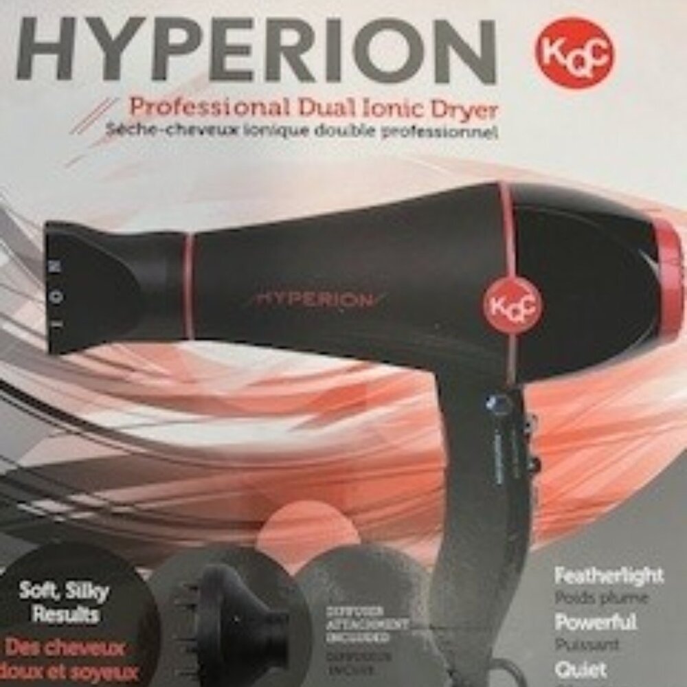 Hyperion Professional Dual Ionic Dryer with Diffuser Attachment